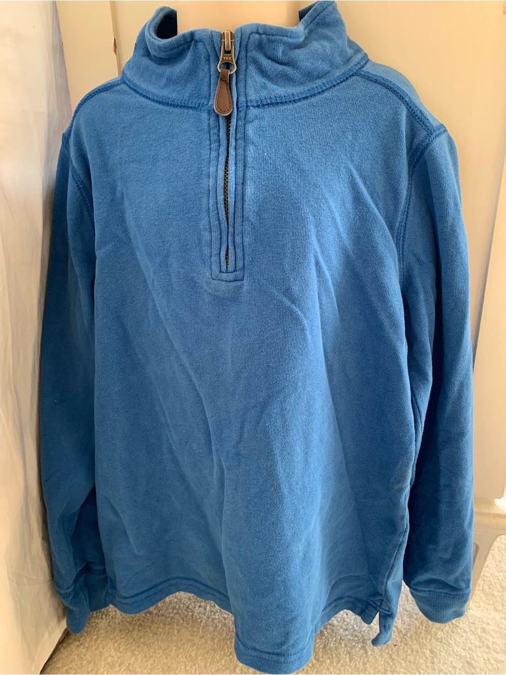 Crewcuts Boys Blue Quarter Zip Size 8